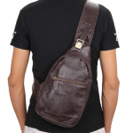 Túi dã ngoại da bò đeo chéo 412