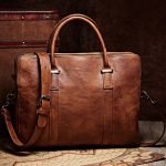 Cặp da doanh nhân cao cấp nâu 532