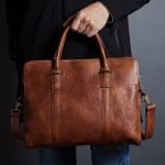 Cặp da doanh nhân cao cấp nâu 532