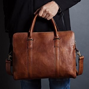 Cặp da doanh nhân cao cấp nâu 532