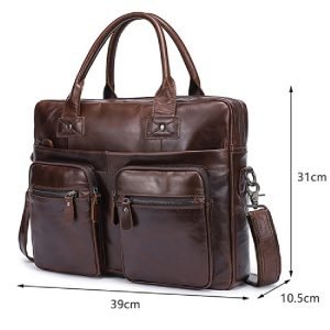 Cặp da bò laptop 501